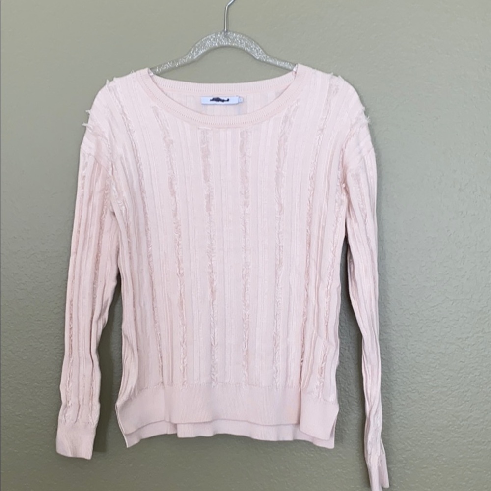 🍁Harper Lane Fringe Sweater Long Sleeve size s